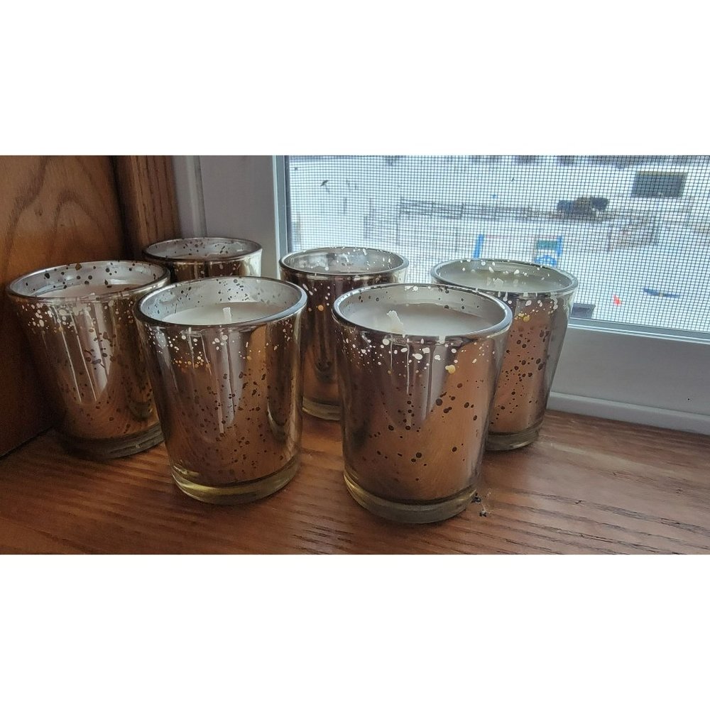 Set of 6 Homemade Soy Wax Candles